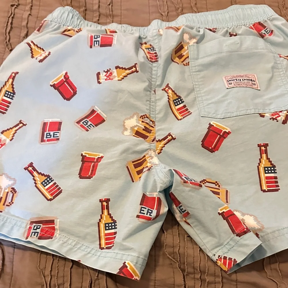 Men's Beer Print Board Shorts